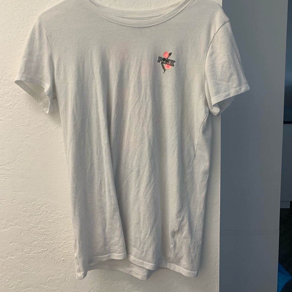 White PINK T shirt